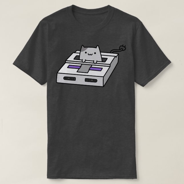 Camiseta Gato de súper juego (Diseño del anverso)