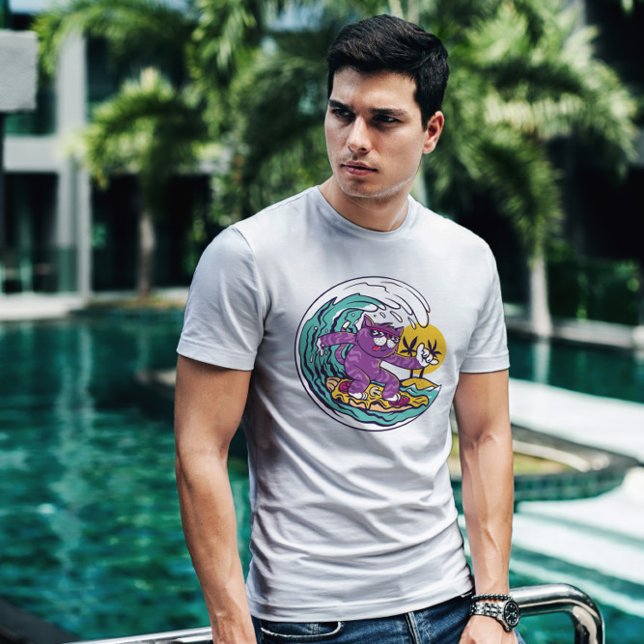 Camiseta Gato de surf (Subido por el creador)