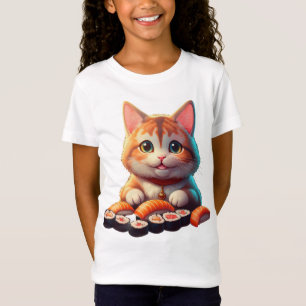 Camiseta Gato de sushi