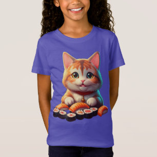 Camiseta Gato de sushi