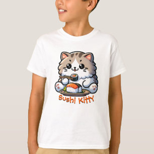 Camiseta Gato de sushi