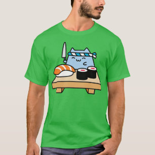 Camiseta Gato de sushi