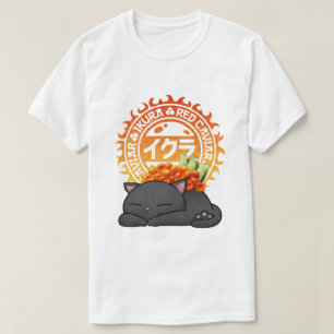 Camiseta Gato de Sushi Ikura Salmon Roe