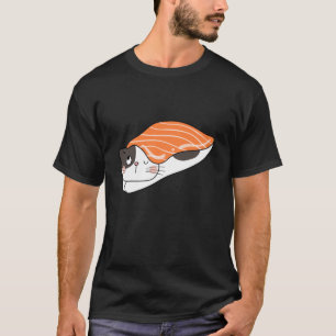 Camiseta Gato de sushi japonés de comida Anime Lover loco g