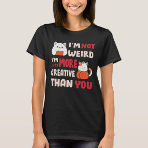 Camiseta Gato de sushi japonés que no soy raro