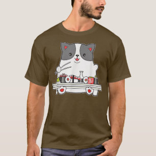 Camiseta Gato de sushi    TC comiendo sushi gracioso 