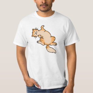 Camiseta Gato de tabby anaranjado
