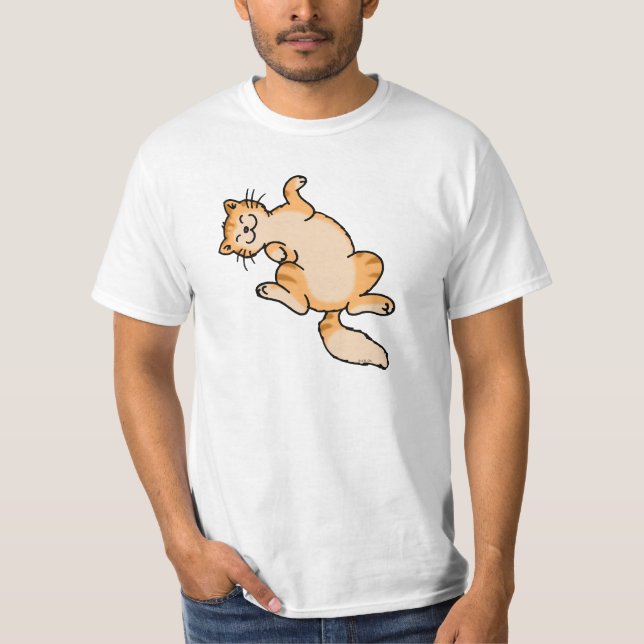 Camiseta Gato de tabby anaranjado (Anverso)