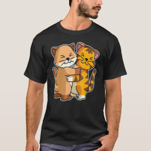 Camiseta Gato De Tabby Y Gatitos Cutáneos Animales Para Las