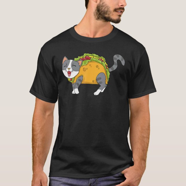 Camiseta Gato de taco - Juventud culinaria mexicana (Anverso)