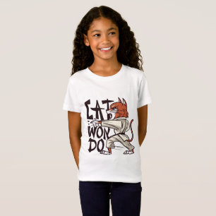 Camiseta Gato de Taekwondo 