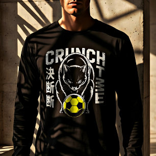 Camiseta Gato de tiempo de crunch caliente - esencial para