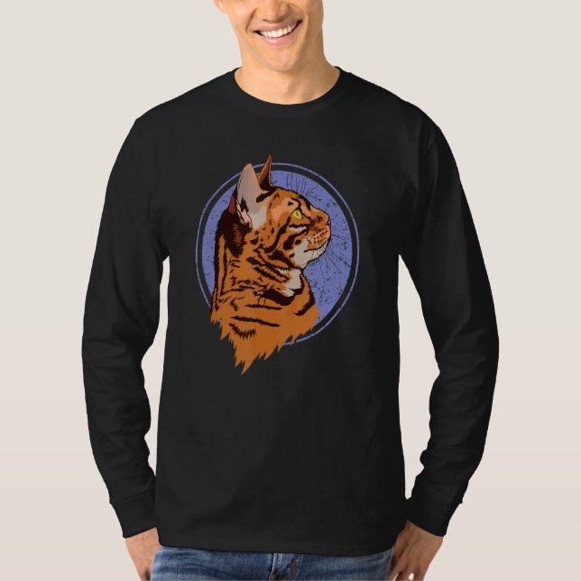 Camiseta Gato de tigre (Anverso)