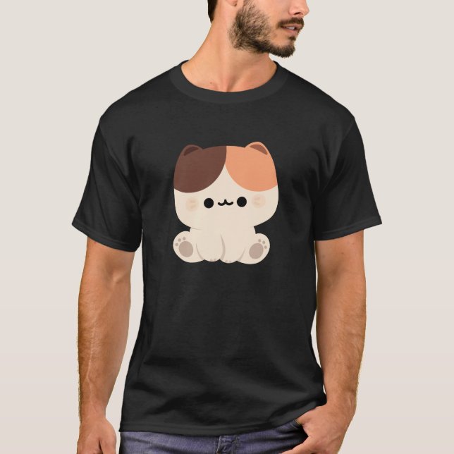 Camiseta Gato de Tortie (Anverso)