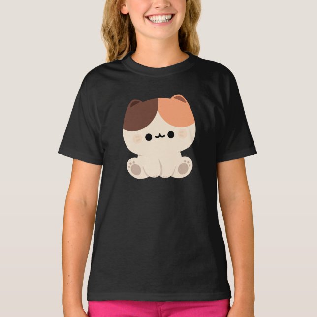 Camiseta Gato de Tortie (Anverso)