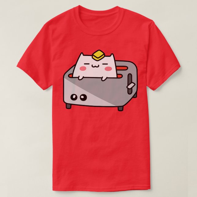 Camiseta Gato de tostadora (Diseño del anverso)