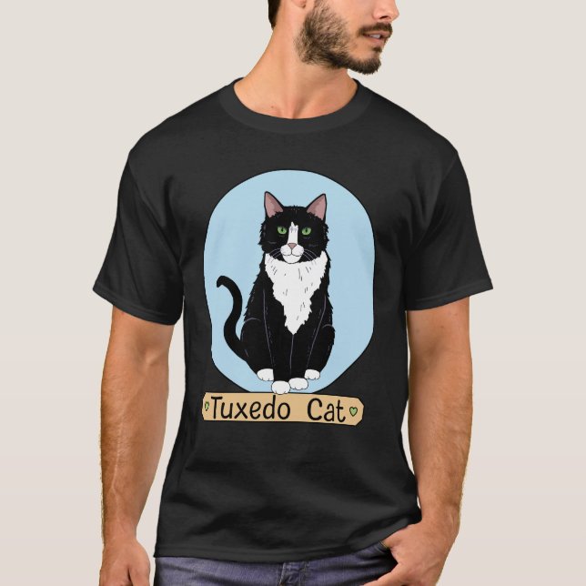 Camiseta Gato de Tuxedo (Anverso)