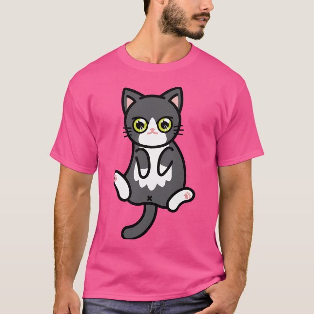 Camiseta Gato de Tuxedo (Anverso)