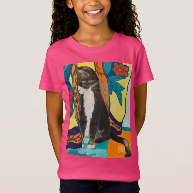Camiseta Gato de Tuxedo (Anverso)