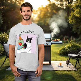 Camiseta Gato de Tuxedo del Día del Padre