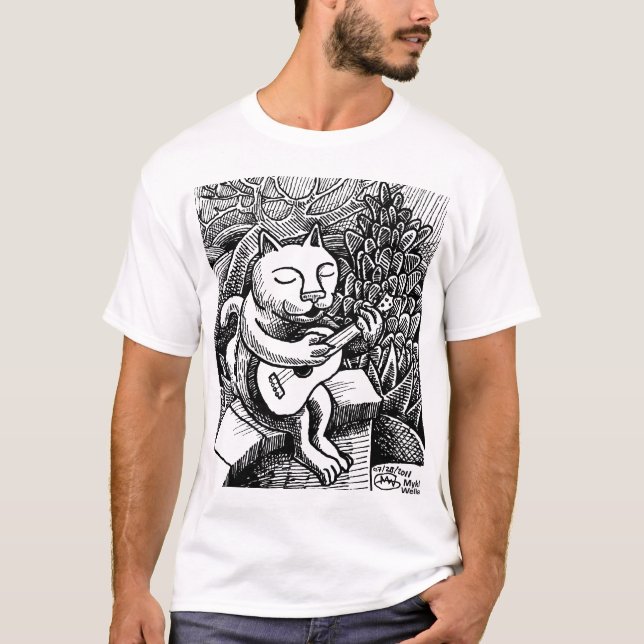 Camiseta Gato de Uke (Anverso)