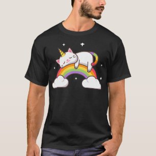 Camiseta Gato de unicornio