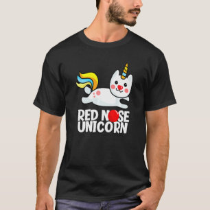 Camiseta Gato de unicornio rojo de la nariz roja 2022