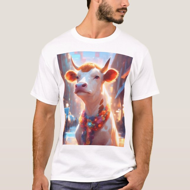 Camiseta Gato de vaca (Anverso)
