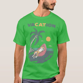 Camiseta Gato de vacaciones