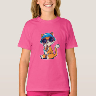Camiseta Gato de vacaciones 