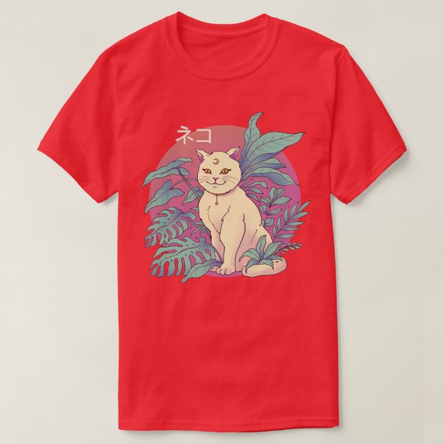 Camiseta Gato de Vapor (Diseño del anverso)