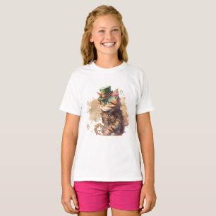 Camiseta Gato de vapor adorable y suave