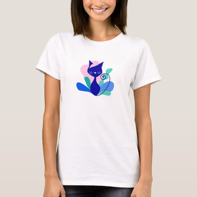 Camiseta Gato de Verano Maúlla (Anverso)