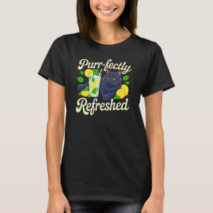 Camiseta Gato de Verano para Mujeres - Perfectamente Refres