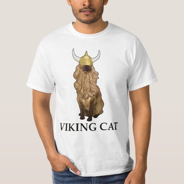 Camiseta Gato de Viking (Anverso)