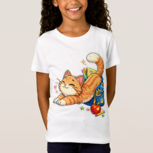 Camiseta Gato de vuelta a la escuela – adorable gatito atig