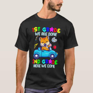 Camiseta Gato de vuelta a la escuela el primer día de 2do g