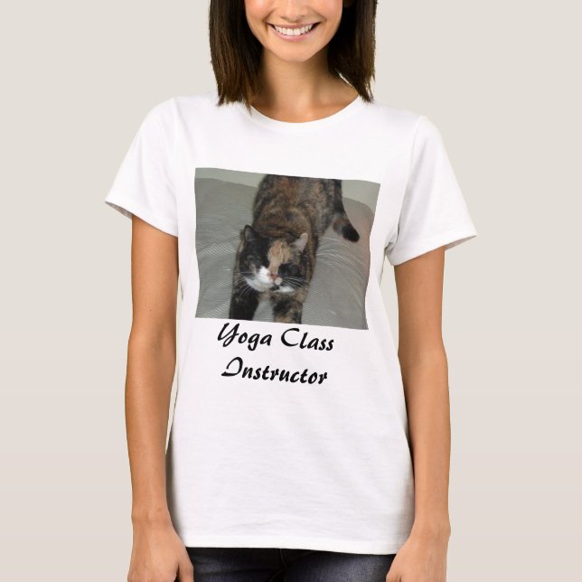 Camiseta Gato de yoga (Anverso)