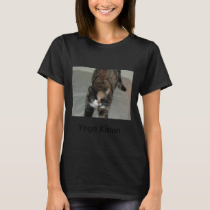 Camiseta Gato de yoga calico