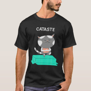 Camiseta Gato de Yoga Católico Lover Gracioso Relax Meditac