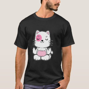 Camiseta Gato de Yoga Lindo Consultor de Comportamiento de 