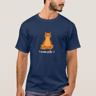 Camiseta Gato De Yoga Pose Namaste Savasana Regalo Para Yog