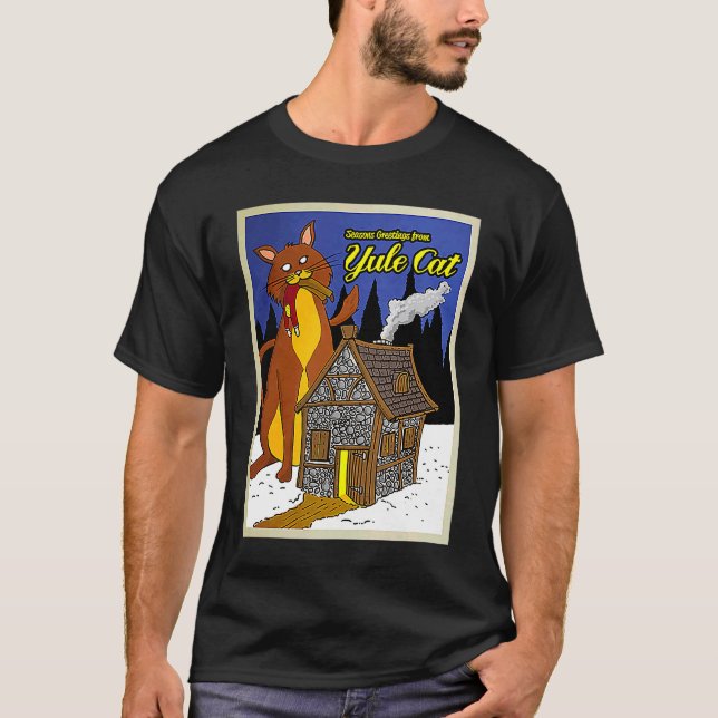 Camiseta Gato de Yule (Anverso)