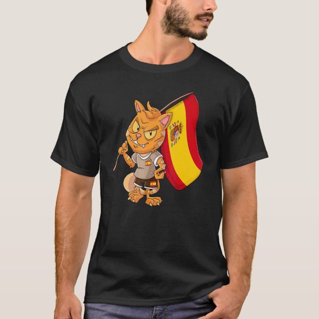 Camiseta Gato del Abanico Español (Anverso)