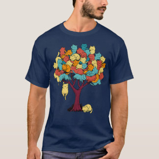 Camiseta Gato del árbol del gato Guay Otumn Tree Cat Lover