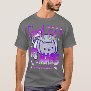 Camiseta Gato del Astronauta Mars divertido