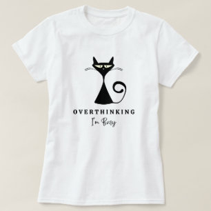 Camiseta Gato del balck de Guay pensando que estoy ocupado