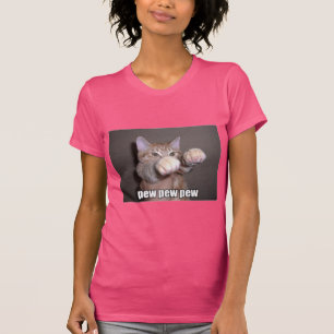 Camiseta Gato del banco del banco del banco