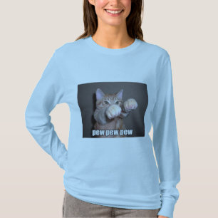 Camiseta Gato del banco del banco del banco