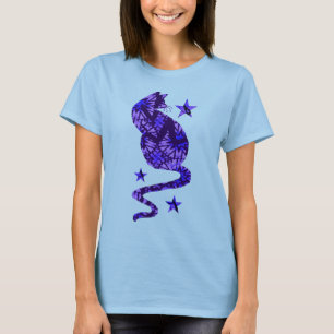 Camiseta Gato del batik